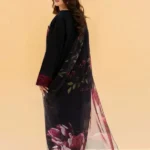 HC-323 Sapphire Black Beauty embroidered lawn 3 piece unstitched suit for women