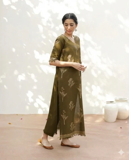 HC-1807 Mahrani Luxury Embroidered with Ready to Wear Dubata Lawn 3Pc