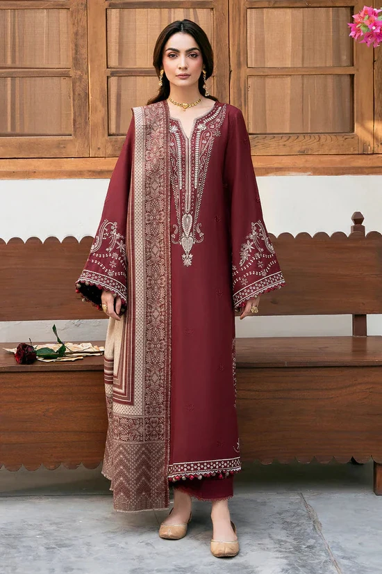 HC-1817 Izel luxury embroidered lawn 3 piece suit for women with elegant premium design