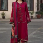 HC-727 Charizma luxury embroidered lawn 3 piece suit for women with elegant designer festive style