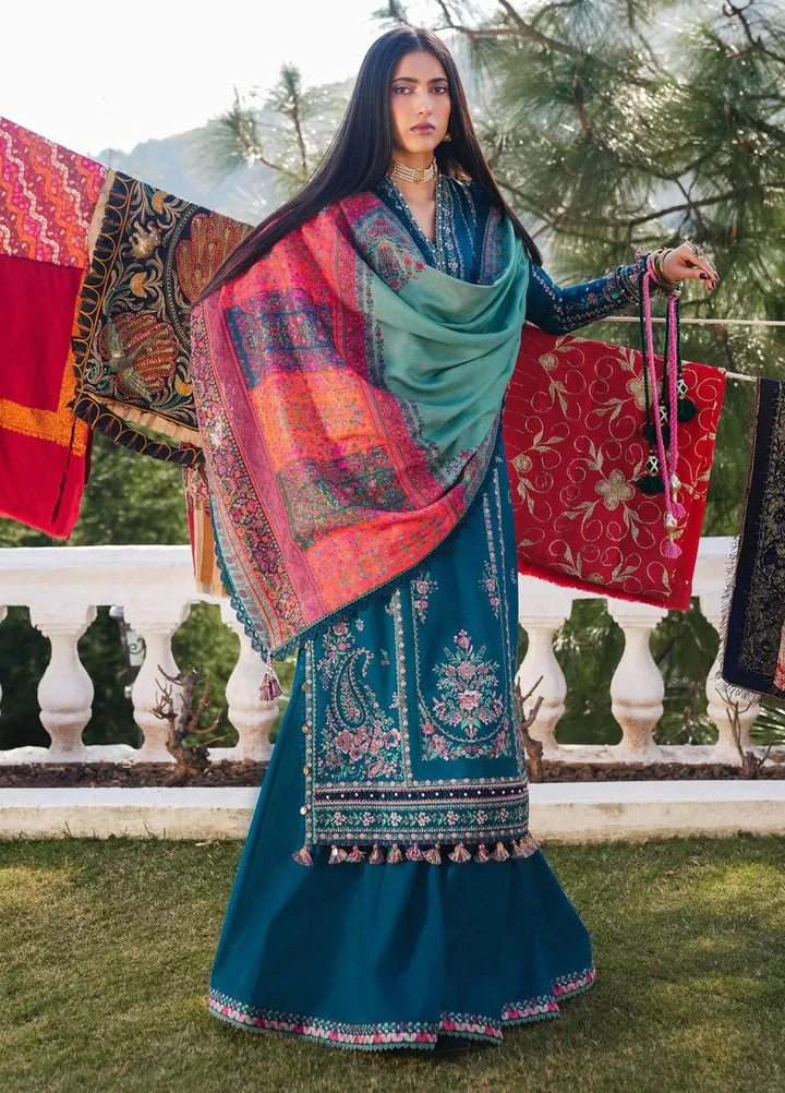 HC-121 hussain Rehar luxury Embroidered Lawn 3PC