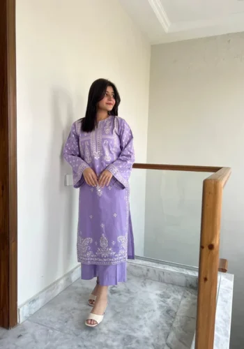 HC-303 Umza luxury embroidered lawn 2PC dress for women with premium summer fabric