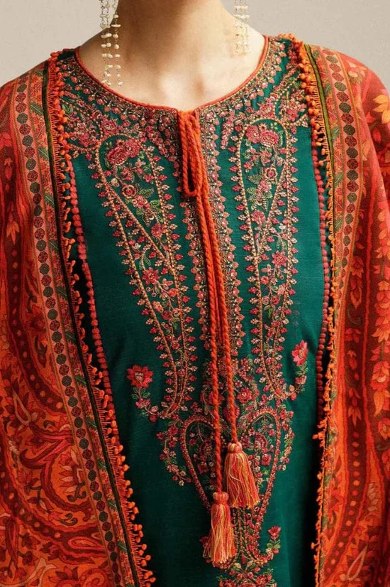 HC-323 Hussain Rehar Trending Hit Code Lawn 3PC