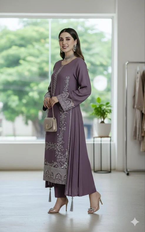 HC-326 Zarkash Most trending lawn 3PC