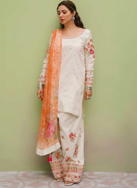 HC-4124 Coco by Zara Shahjahan luxury embroidered lawn 3 piece suit for women with elegant designer festive style