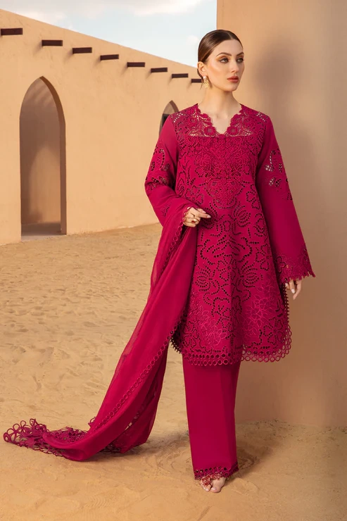 HC- 522 RangRasiya Chickenkari Special Lawn 3Pc
