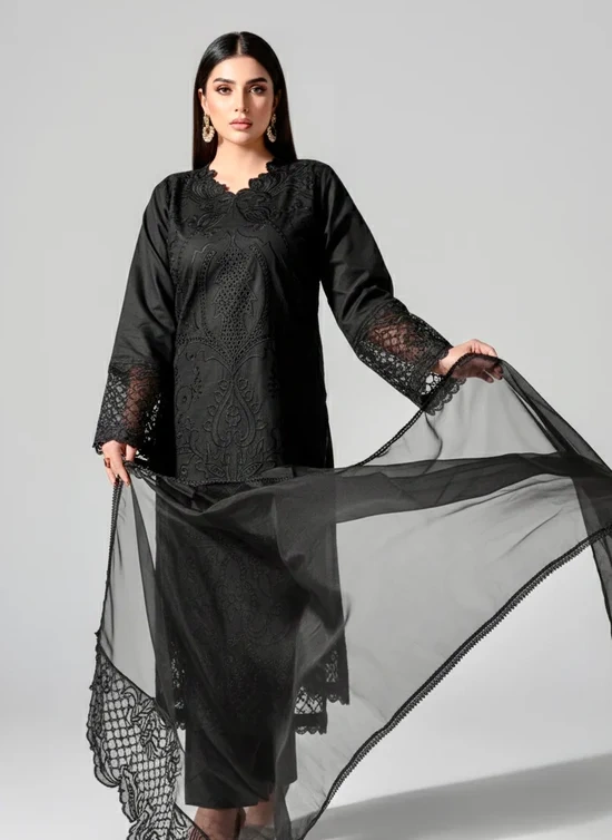 HC-7161 Maria B Luxury Embroidered Lawn 3PC