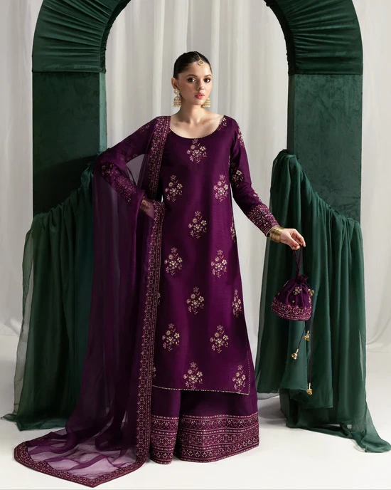 HC-825 Batik luxury embroidered lawn 3PC unstitched suit for women premium summer collection Pakistan