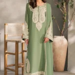 HC-823 Urge luxury embroidered lawn 3PC unstitched suit for women premium summer collection Pakistan