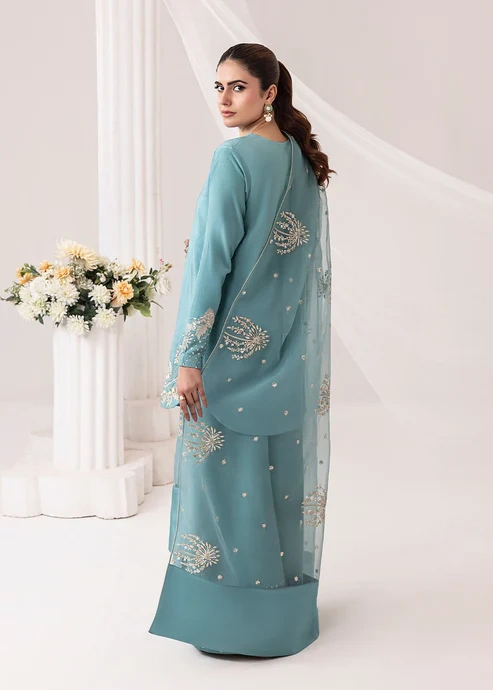 HC-845 Deepak Perwani Luxury Embroidered Lawn 3PC