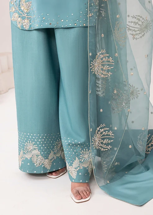 HC-845 Deepak Perwani Luxury Embroidered Lawn 3PC