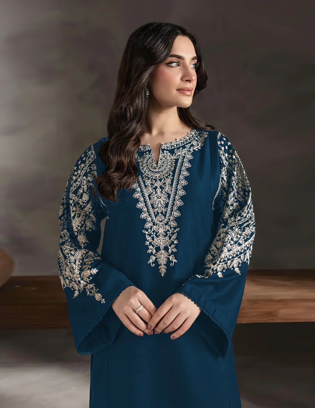 HC-321 Batik Party Wear Lawn -2PC