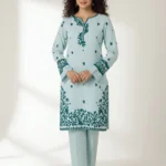 HC-308 Azure luxury embroidered lawn 2 piece suit for women with elegant premium festive design