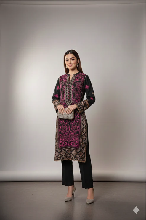 HC-301 Bareeze Luxury Embroidered Lawn 2PC