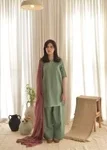 HC-998 Baroque lawn 3 piece suit for women elegant embroidered designer festive wear