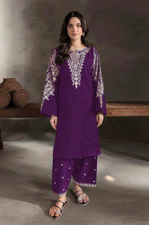 HC-321 Batik Partywear Lawn Embroidered 2PC