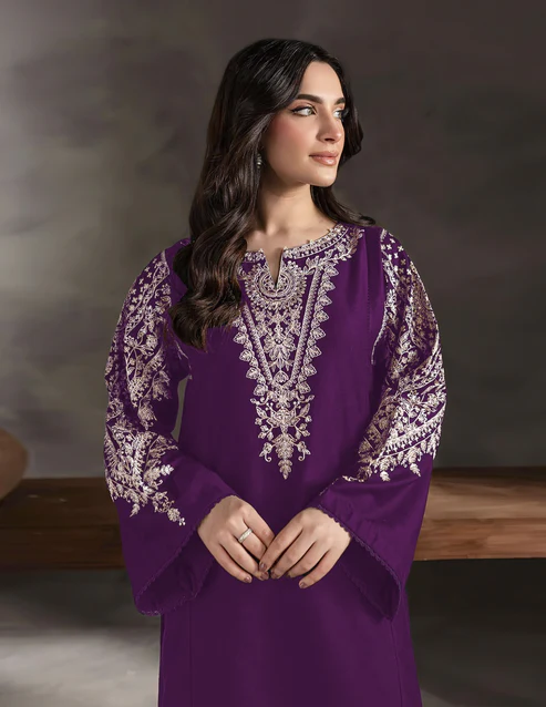 HC-321 Batik Partywear Lawn Embroidered 2PC