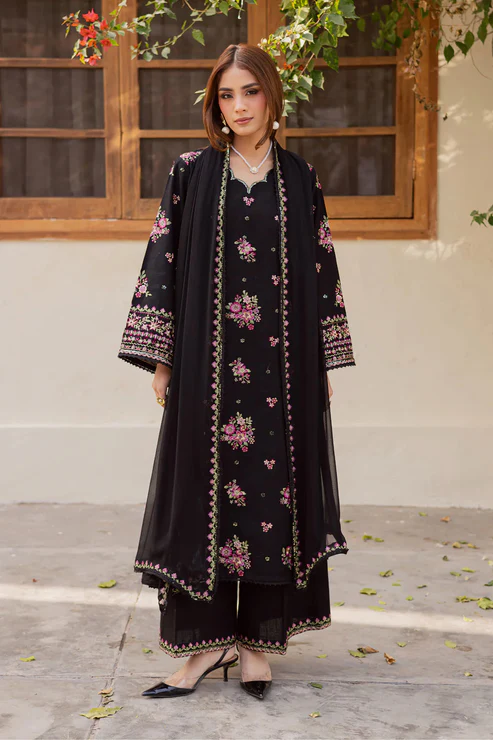 HC-819 Batik most demand embroidered lawn 3 piece suit for women with elegant premium festive design