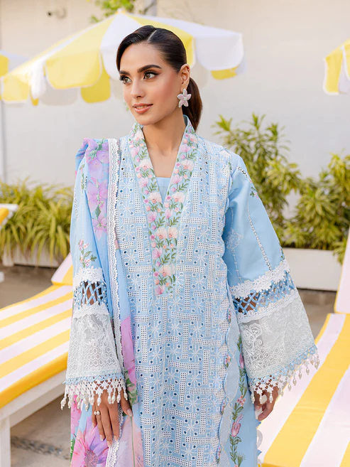 HC-6508 Parishay Chickenkari Eid Special Lawn 3PC