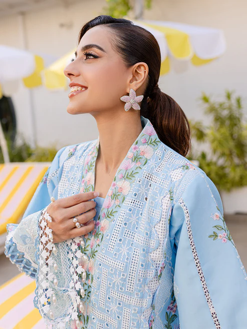 HC-6508 Parishay Chickenkari Eid Special Lawn 3PC
