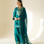 HC-9292 Cross Stitch elegant 3 piece luxury outfit for women premium embroidered designer festive wear