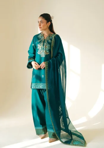 HC-9292 Cross Stitch elegant 3 piece luxury outfit for women premium embroidered designer festive wear