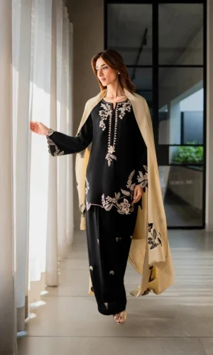 HC-337 Misbah most trending lawn 2 piece suit for women stylish embroidered casual wear outfit