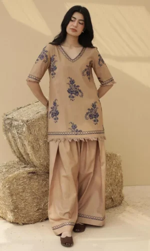 HC-798 Dyot by Mahira Khan luxury cross stitch lawn 2 piece suit for women elegant embroidered casual wear