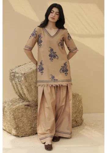 HC-798 Dyot by Mahira Khan luxury cross stitch lawn 2 piece suit for women elegant embroidered casual wear