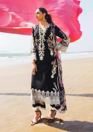 HC-592 Elaf Premium with Full accessories Lawn 3PC
