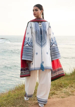 HC-4400 Hussain Rehar 3 piece luxury wear for women elegant embroidered designer festive outfit