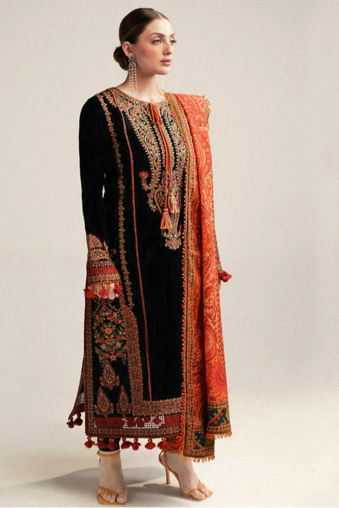 HC-323 Hussain Rehar Luxury Lawn 3Pc