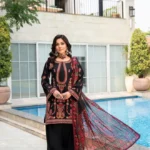HC-2968 Hussain Rehar elegant 3 piece luxury outfit for women premium embroidered festive suit