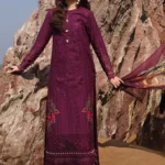 HC-4949 Imrozia by Hania Amir Chickenkari Heavily Embroidered 3PC Suit