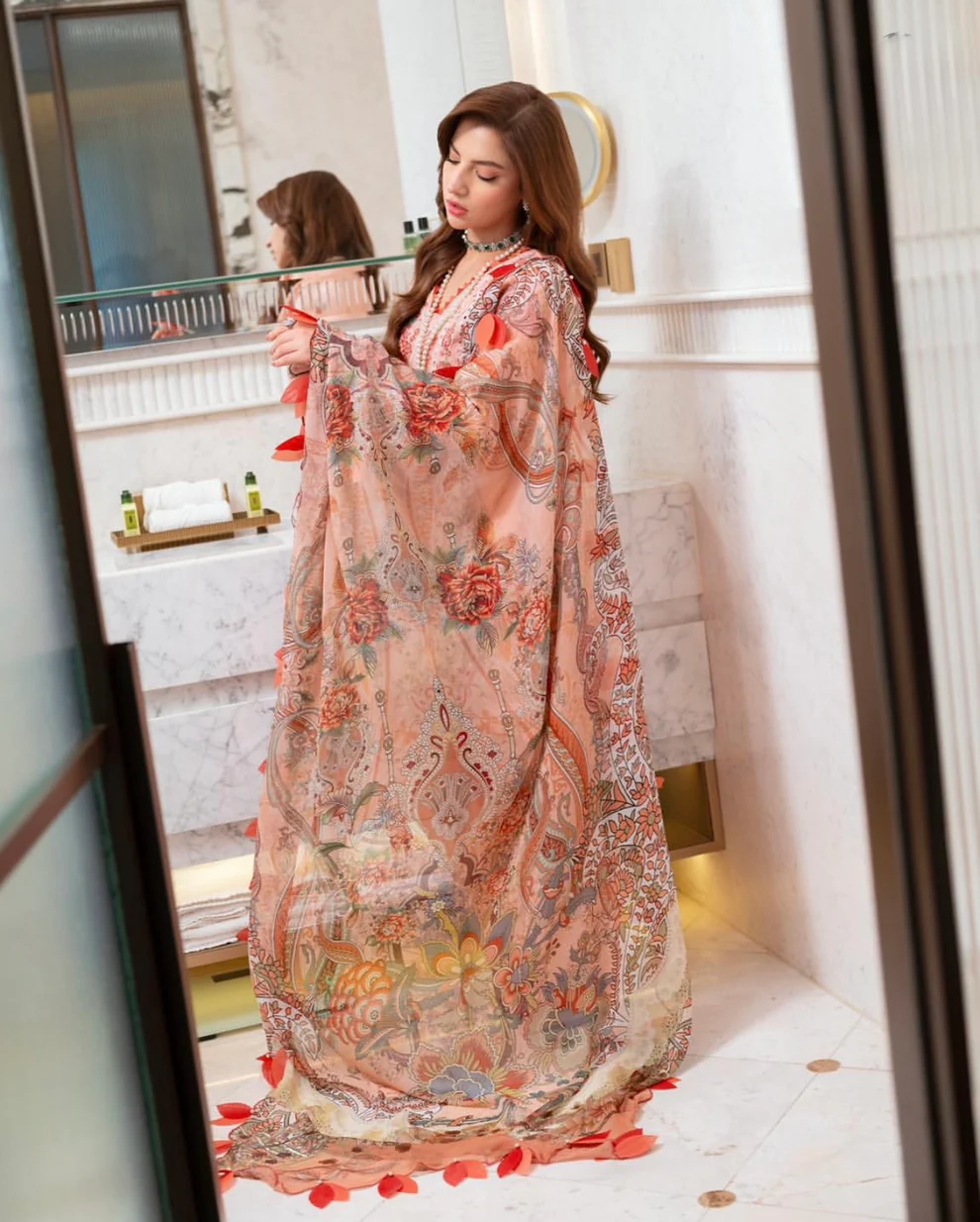 HC-6515 Jade New Arrival Luxury Embroidered Lawn 3PC