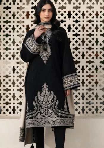 HC-312 Jazmin luxury embroidered lawn 3 piece suit for women with elegant premium festive design