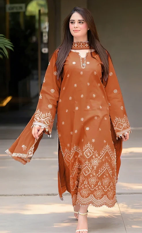 HC-4000 LIBAS exclusive 3 piece luxury wear for women premium embroidered designer suit elegant festive outfit