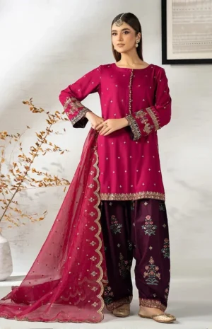 HC-4300 Maria B luxury 3 piece suit for women elegant embroidered designer festive wear outfit
