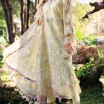 HC-4900 Maria B Butterfly 3 piece luxury suit for women elegant embroidered designer festive wear outfit