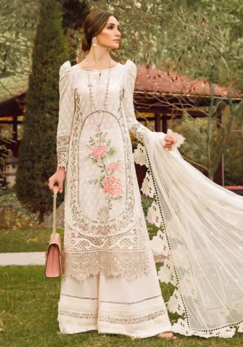 HC-531 Maria B ready to wear dupatta luxury lawn 3 piece suit for women with elegant festive design