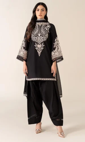 HC-317 Maria B luxury embroidered lawn 2 piece suit for women with elegant premium festive design