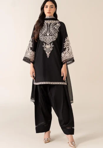 HC-317 Maria B luxury embroidered lawn 2 piece suit for women with elegant premium festive design