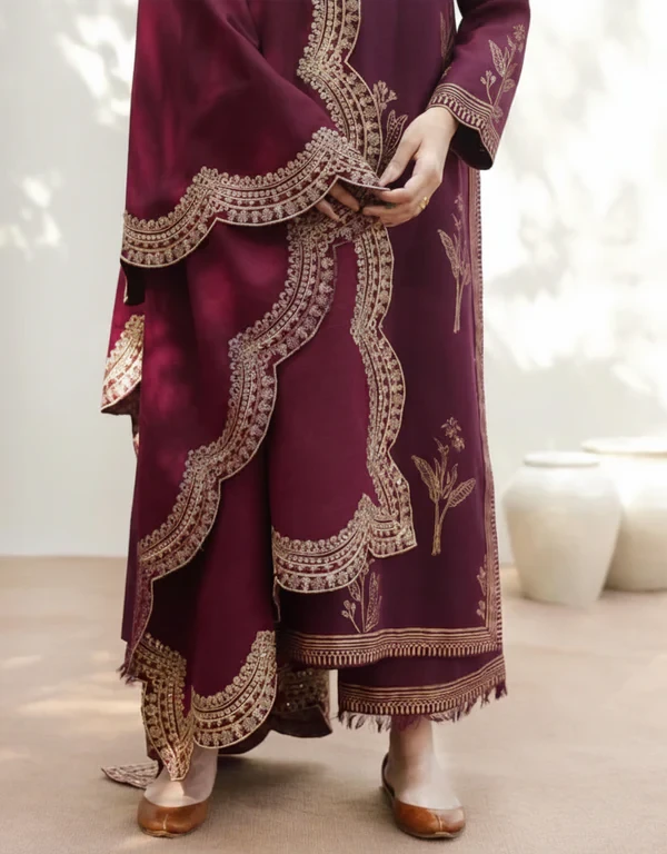 HC-5500 MOHAGNI ELEGANT 3 PCS WITH READY TO WEAR DUPPATA