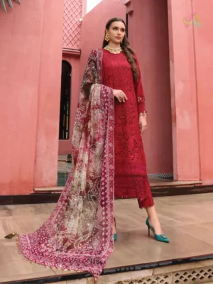 HC-7900 NUREH 3 piece premium luxury wear for women elegant embroidered designer festive outfit