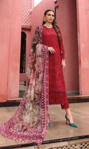 HC-7900 NUREH 3 piece premium luxury wear for women elegant embroidered designer festive outfit