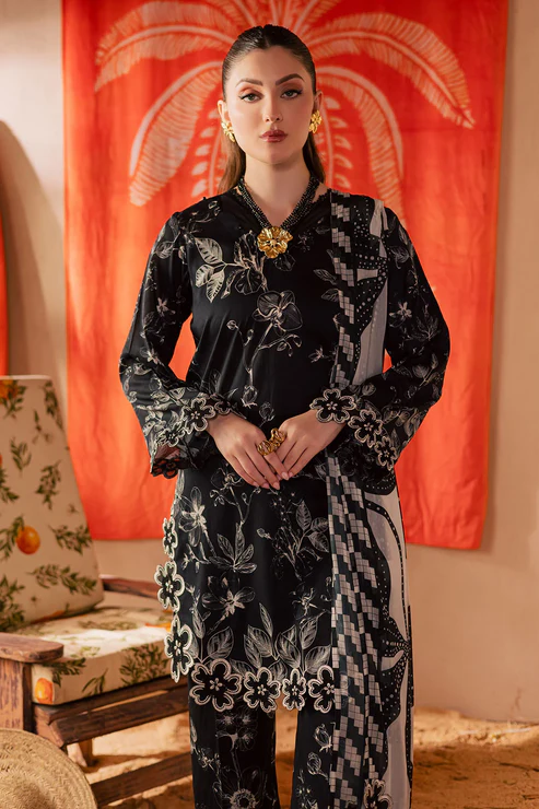 HC-2603 Nureh Luxury Print with Ready to wear Dubata