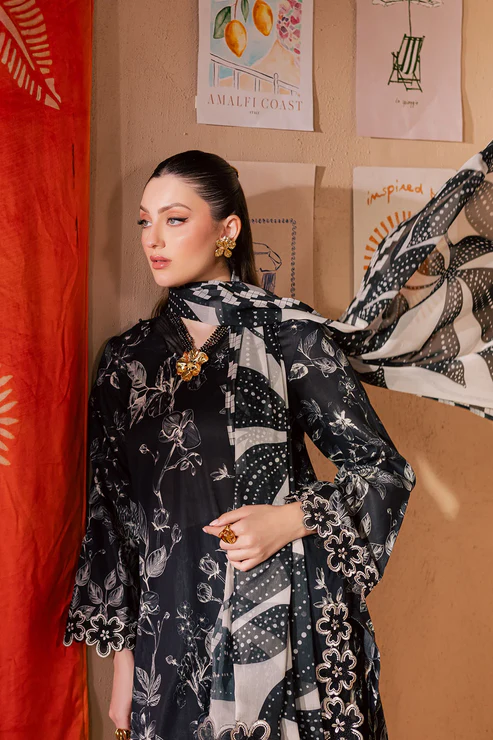 HC-2603 Nureh Luxury Print with Ready to wear Dubata