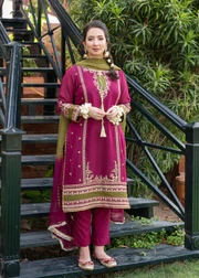 HC-400 OMAL by Komal Premium 2PC Designer Collection