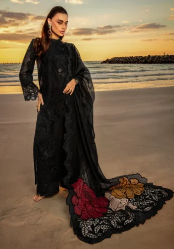 HC-349 RangRasiya luxury Eid special lawn 3 piece suit with ready to wear dupatta for women elegant festive wear