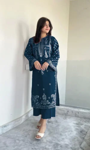 HC-303 Umza luxury embroidered lawn 2 piece suit for women with elegant premium festive design